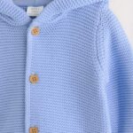 Blue Knitted Baby Cardigan