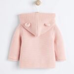 Pink Knitted Baby Cardigan