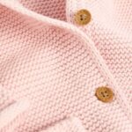 Pink Knitted Baby Cardigan