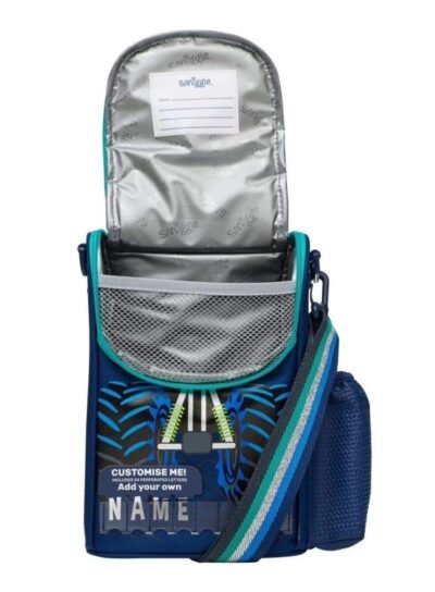 Smiggle Navy Blast Off Junior Id Lunchbag With Strap