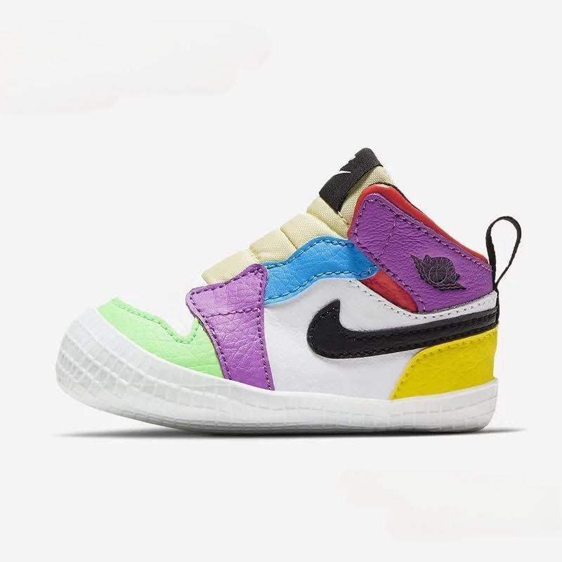 Nike Jordan 1 Crib Bootie Multicolor