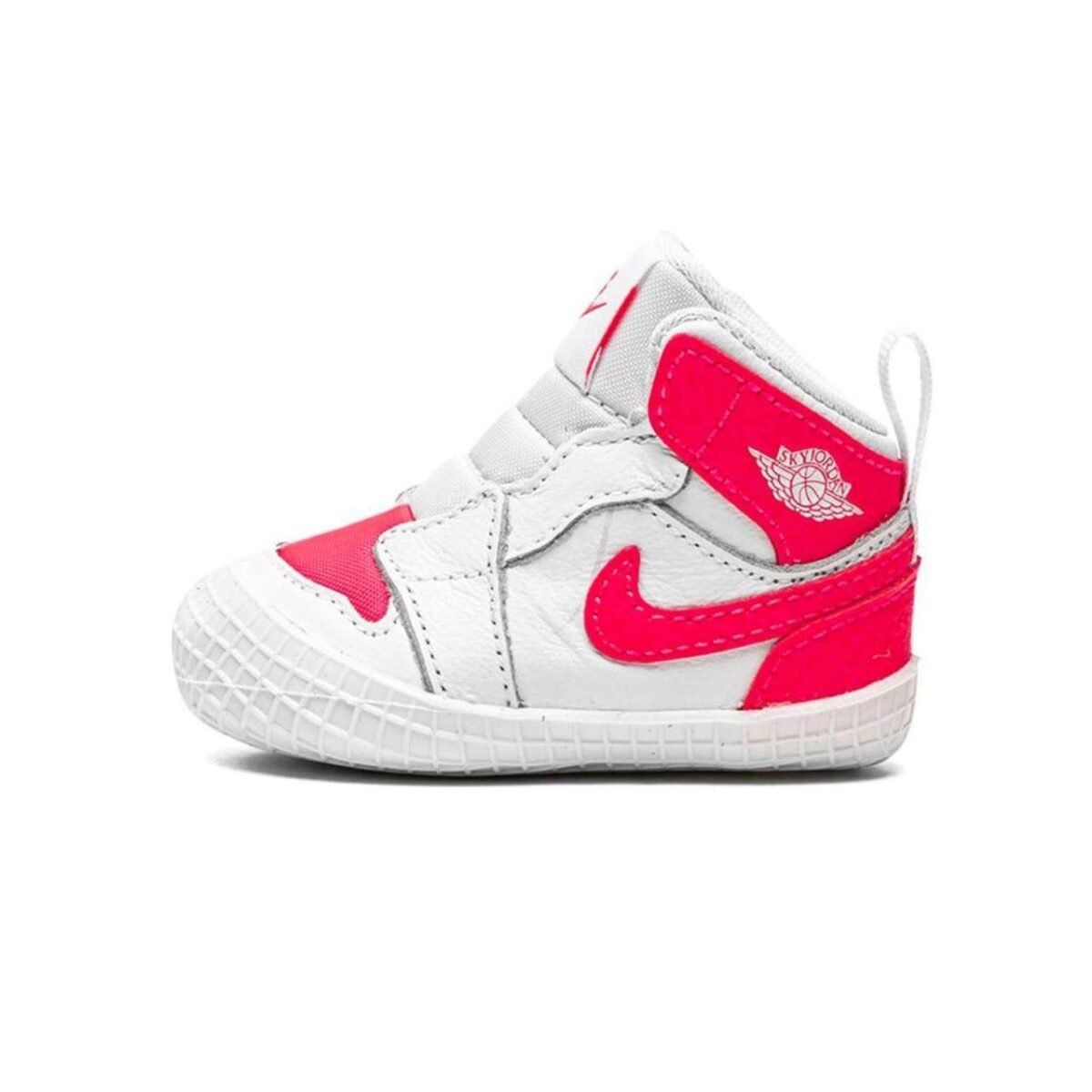Nike Jordan 1 Crib Bootie White & Hot Pink
