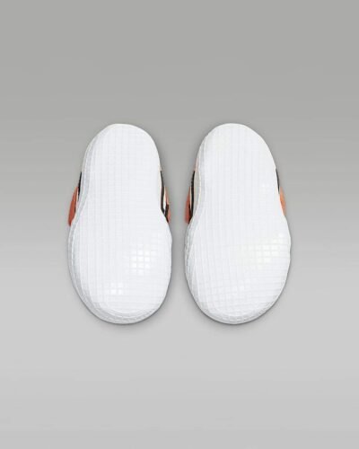 Nike Jordan 1 Crib Bootie Black, Orange & White