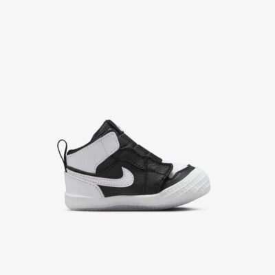 Nike Jordan 1 Crib Bootie Black & Grey