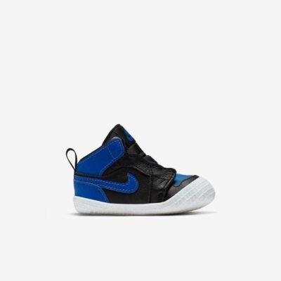 Nike Jordan 1 Crib Bootie Black & Royal Blue