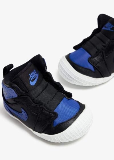 Nike Jordan 1 Crib Bootie Black & Royal Blue