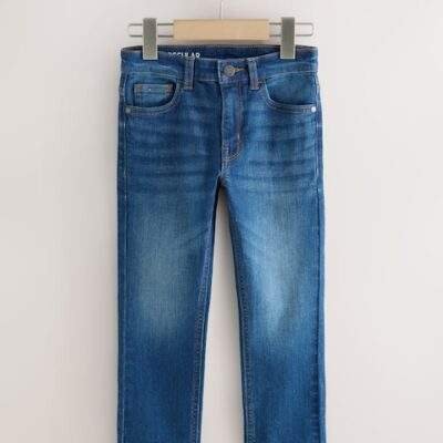 Blue Regular Fit Stretch Jeans
