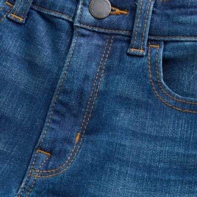 Blue Regular Fit Stretch Jeans