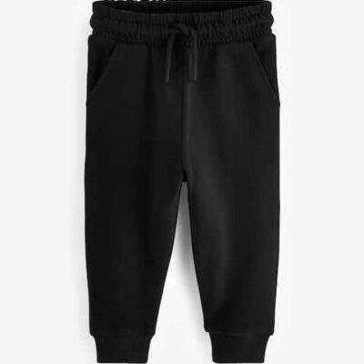 Black Slim Fit Soft Touch Jersey Joggers