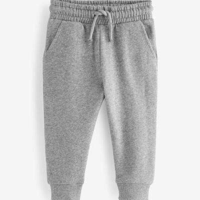 Black/Charcoal/Grey Soft Touch Joggers 3 Pack