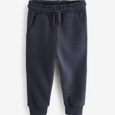 Blue/Charcoal/Black Soft Touch Joggers 3 Pack