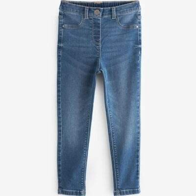 Mid Blue Regular Length Stretch Jeggings