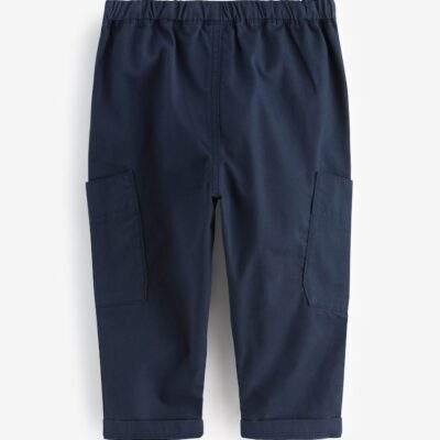 Navy Side Pocket Pull On Trousers