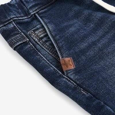 Dark Blue Joggers Jeans With Comfort Stretch