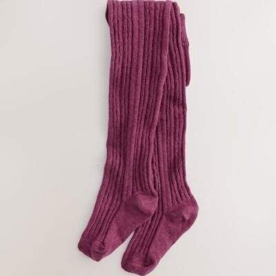 Green Floral Print Corduroy Dungarees Blouse and Tights Set