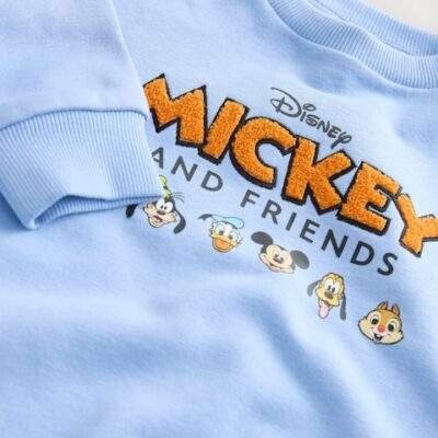 Blue Mickey Mouse Crew Sweatshirt