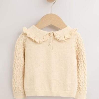 Ecru Cashmere Blend Jumper