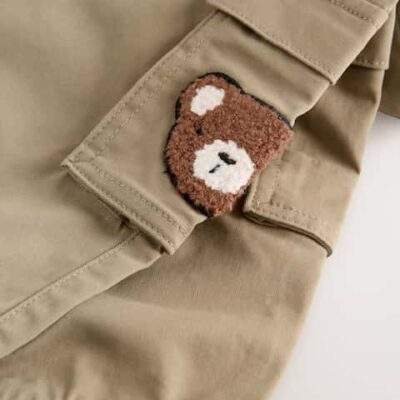Tan Brown Bear Cargo Trousers