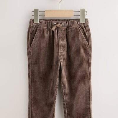 Brown Corduroy Pull On Trousers