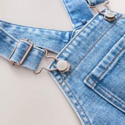 Mid Blue Denim Dungarees