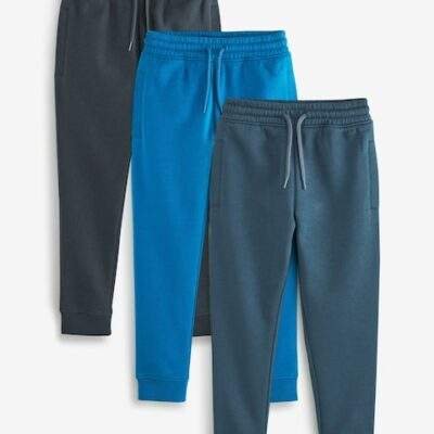 Blue Slim Fit Joggers 3 Pack