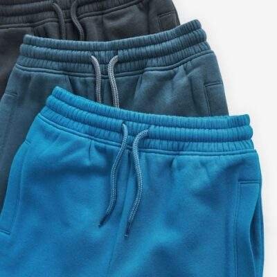 Blue Slim Fit Joggers 3 Pack