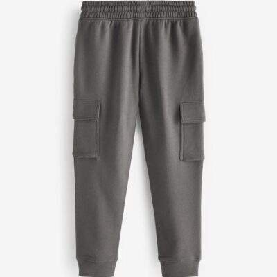 Charcoal Grey Slim Fit Cargo Rich Joggers