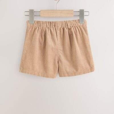Tan Brown Corduroy Skirt with Bow Tights
