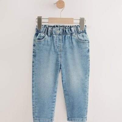 Denim Mid Wash Mom Jeans