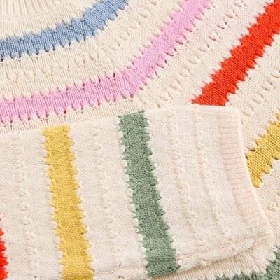 Rainbow 100% Cotton BoxyJumper