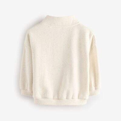 Oatmeal Quarter Zip Sweatshirt