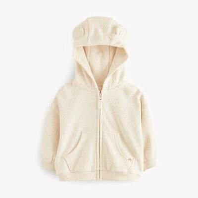 Oatmeal Zip Through Hoodie