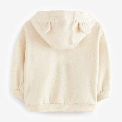 Oatmeal Zip Through Hoodie