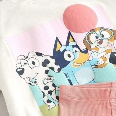 Cream Bluey Sweatshirt and Leggings Set