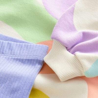 Rainbow Sweatshirt and Leggings Set