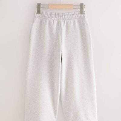 Grey Wide Leg Joggers