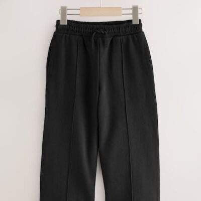 Black Wide Leg Joggers