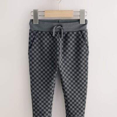 Black/Grey Classic Jersey Joggers