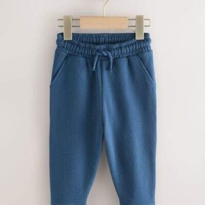 Blue Slim Fit Soft Touch Jersey Joggers