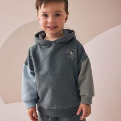 Blue Hoodie and Joggers Set