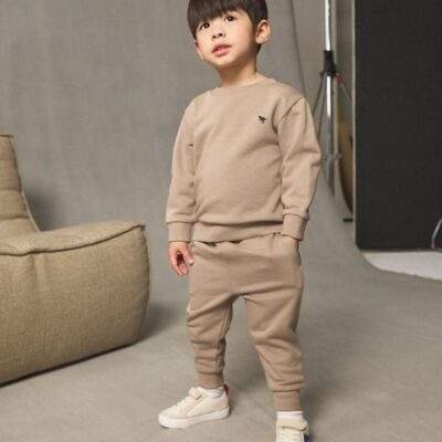 Stone Logo Sweatshirt And Joggers Set