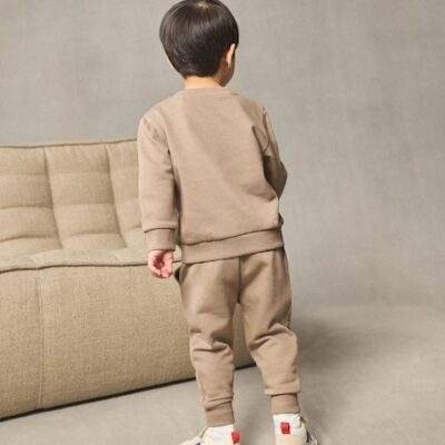 Stone Logo Sweatshirt And Joggers Set