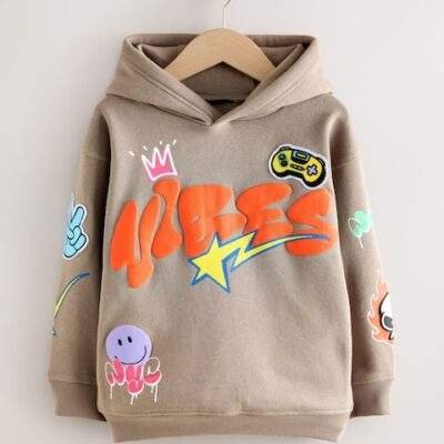 Stone Vibes Older Boys Graphic Print Hoodie