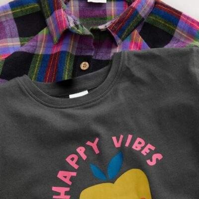 Multi Shirt T-Shirt And Leggings Set