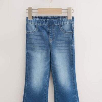 Mid Blue Denim Flare Jeans