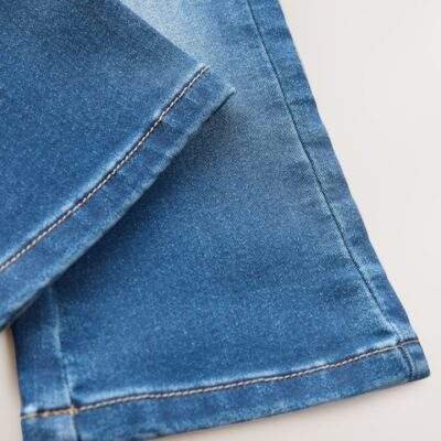 Mid Blue Denim Flare Jeans