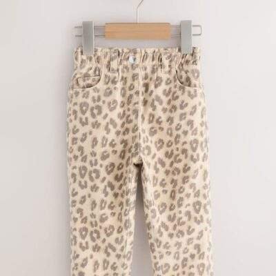 Leopard Print Mom Jeans