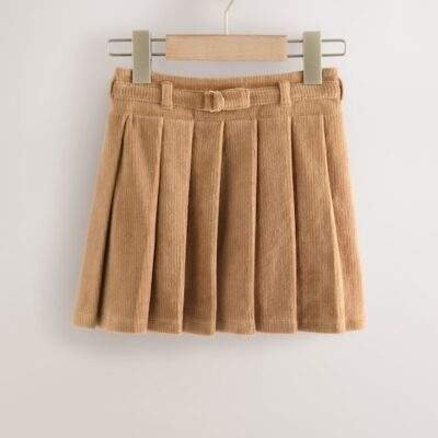 Camel Brown Cord Skirt