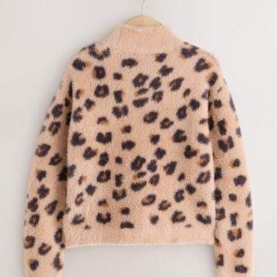 Leopard Animal Fluffy Jumper