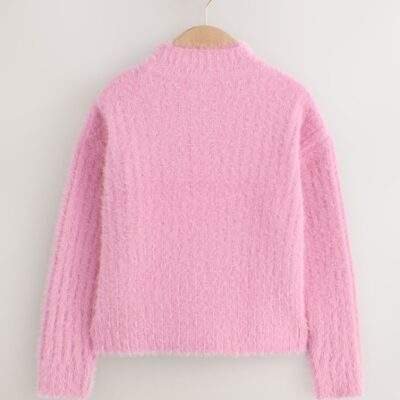 Pink Fluffy Jumper
